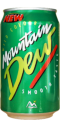 1434 Mountain Dew Zitronen-Limonade England 1996